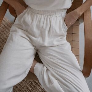 LAUDE THE LABEL NWOT | ORGANIC LINEN & COTTON | XL